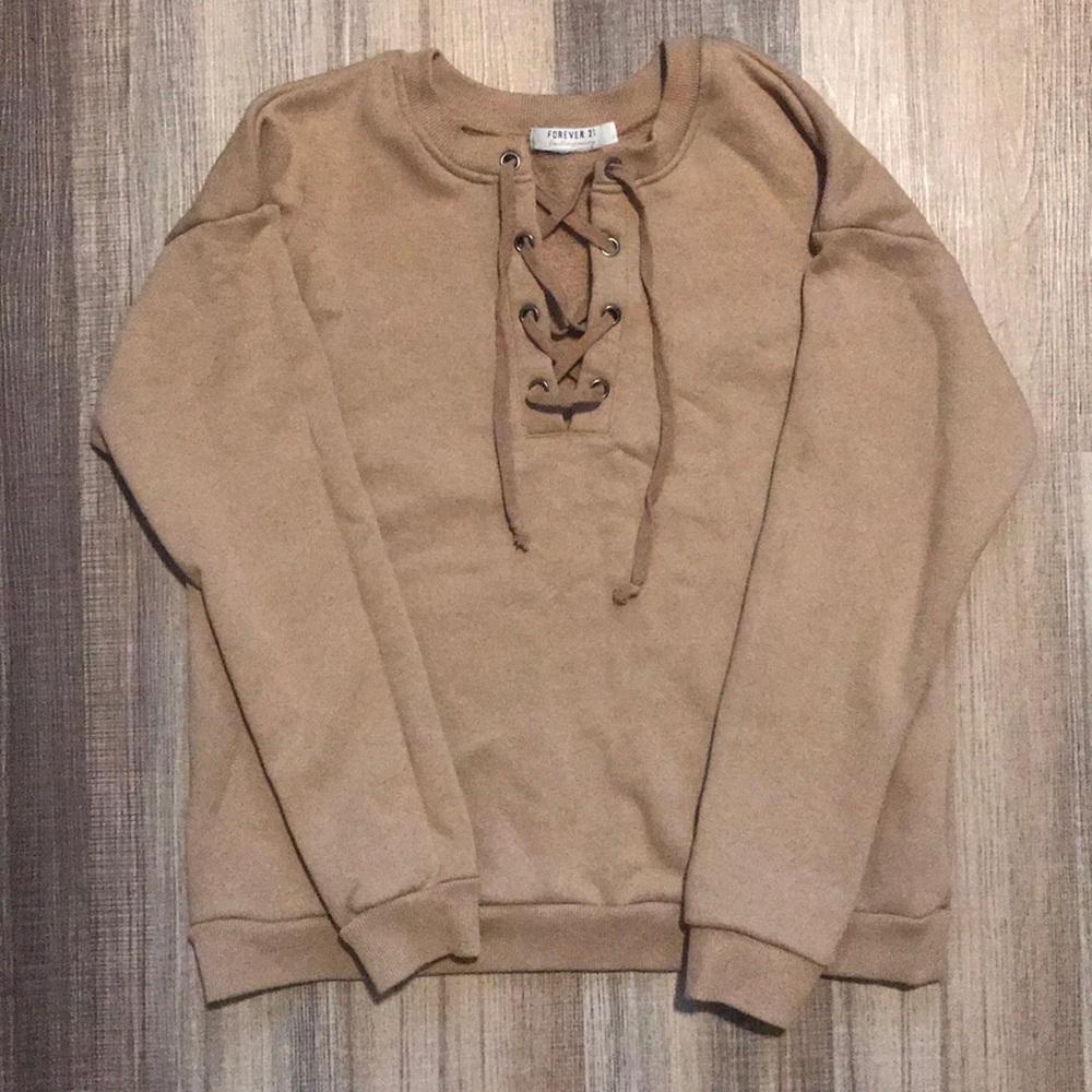Tan Hoodie from F21